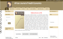 African Journal of Health Economics