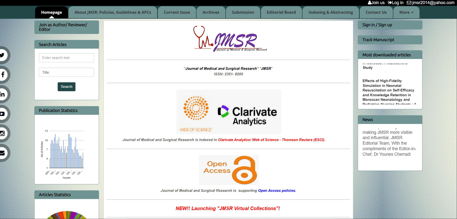 Journal of Medical and Surgical Research, Morocco