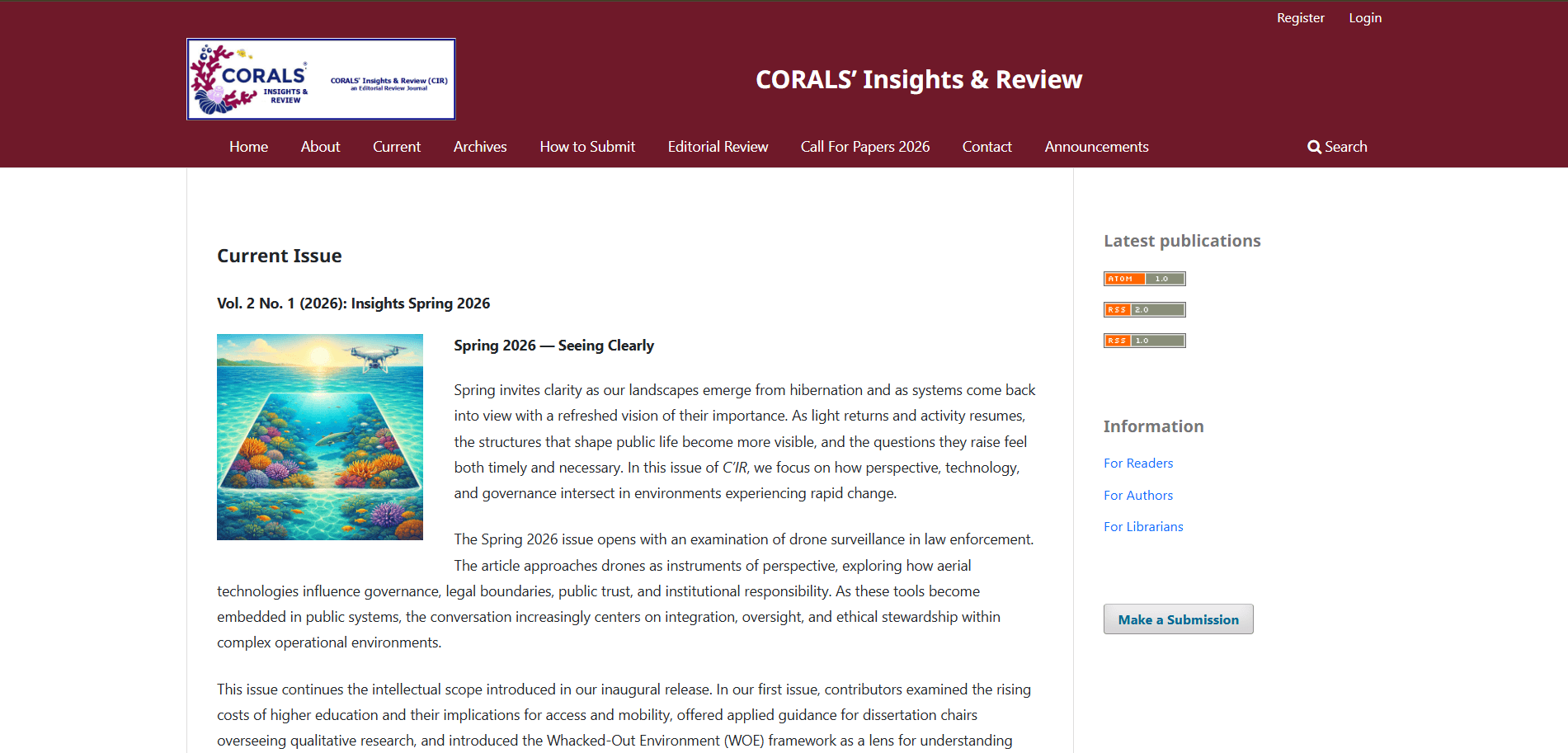 CORALS Insights & Review