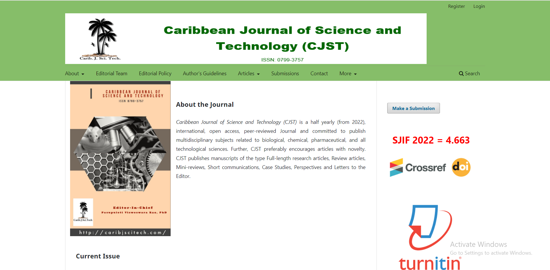 Caribbean Journal of Science and Technology