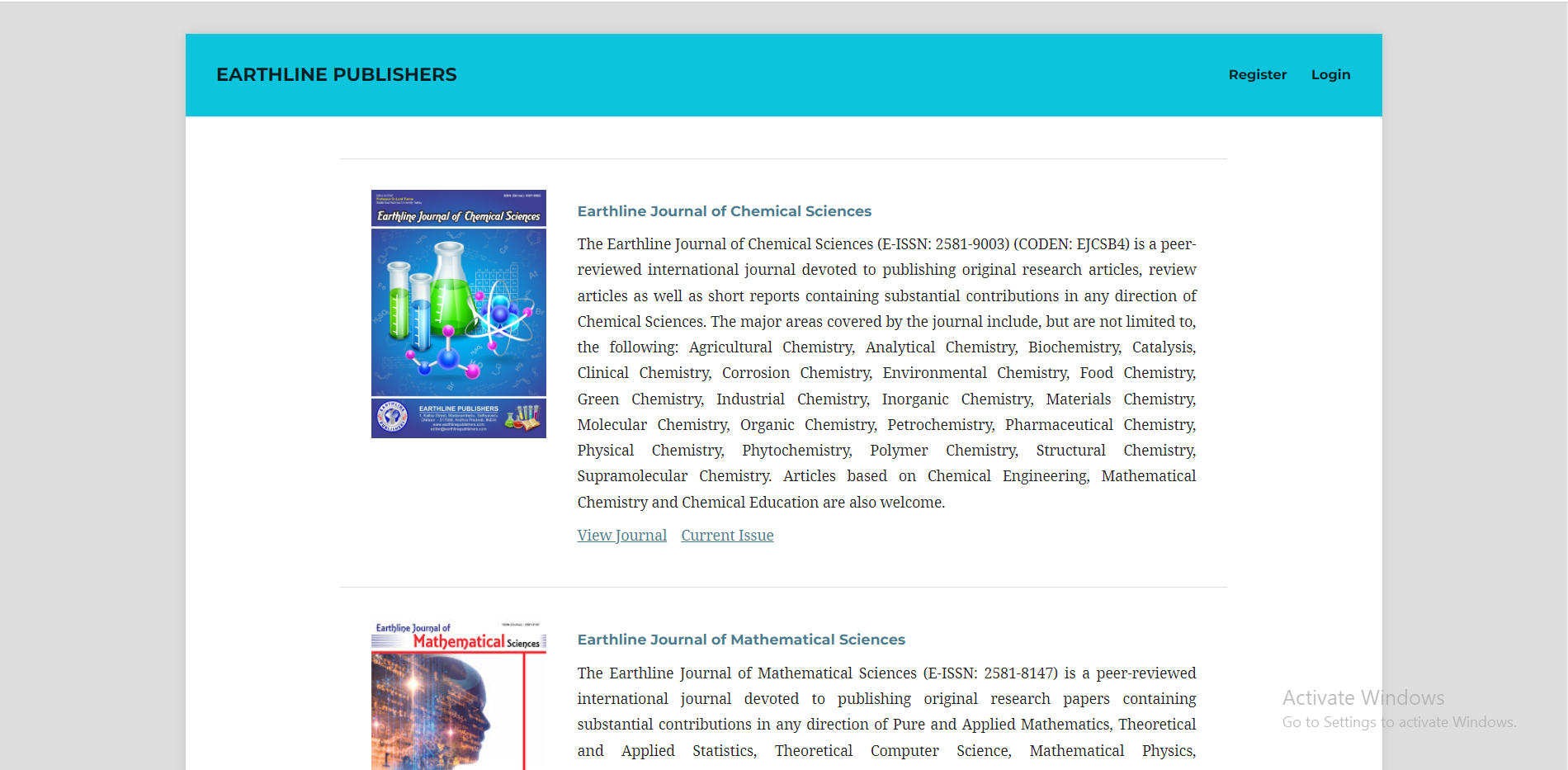 Earthline Publishers