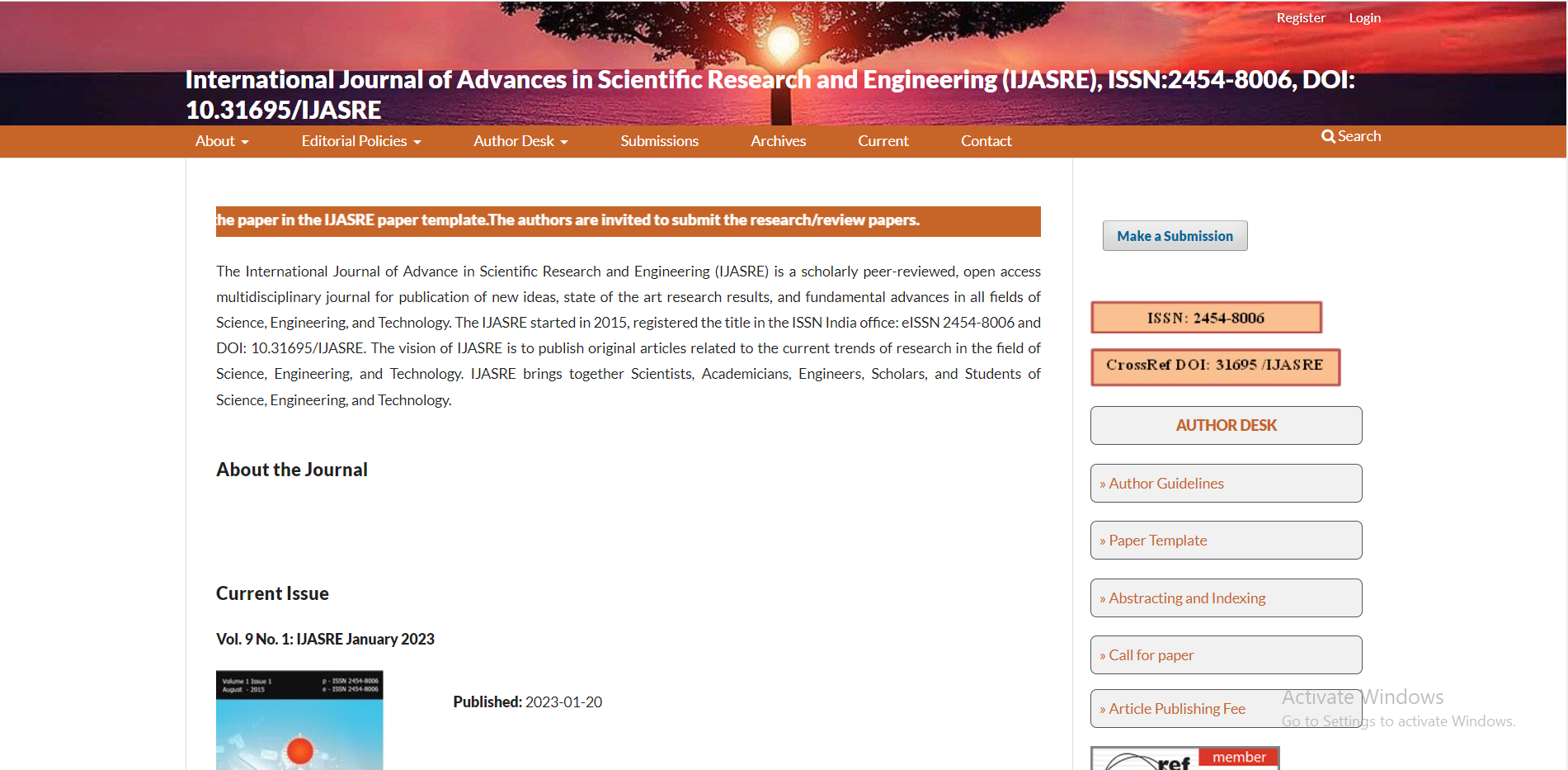 International Journal of Advances in Scientific Research and Engineering (IJASRE)